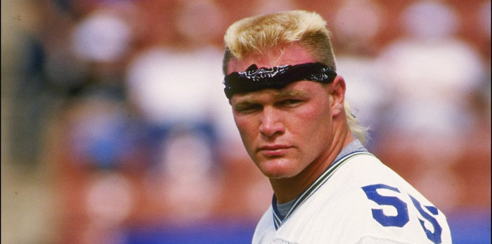 Memorable Football Hairstyles Throughout The Years Brian Bosworth