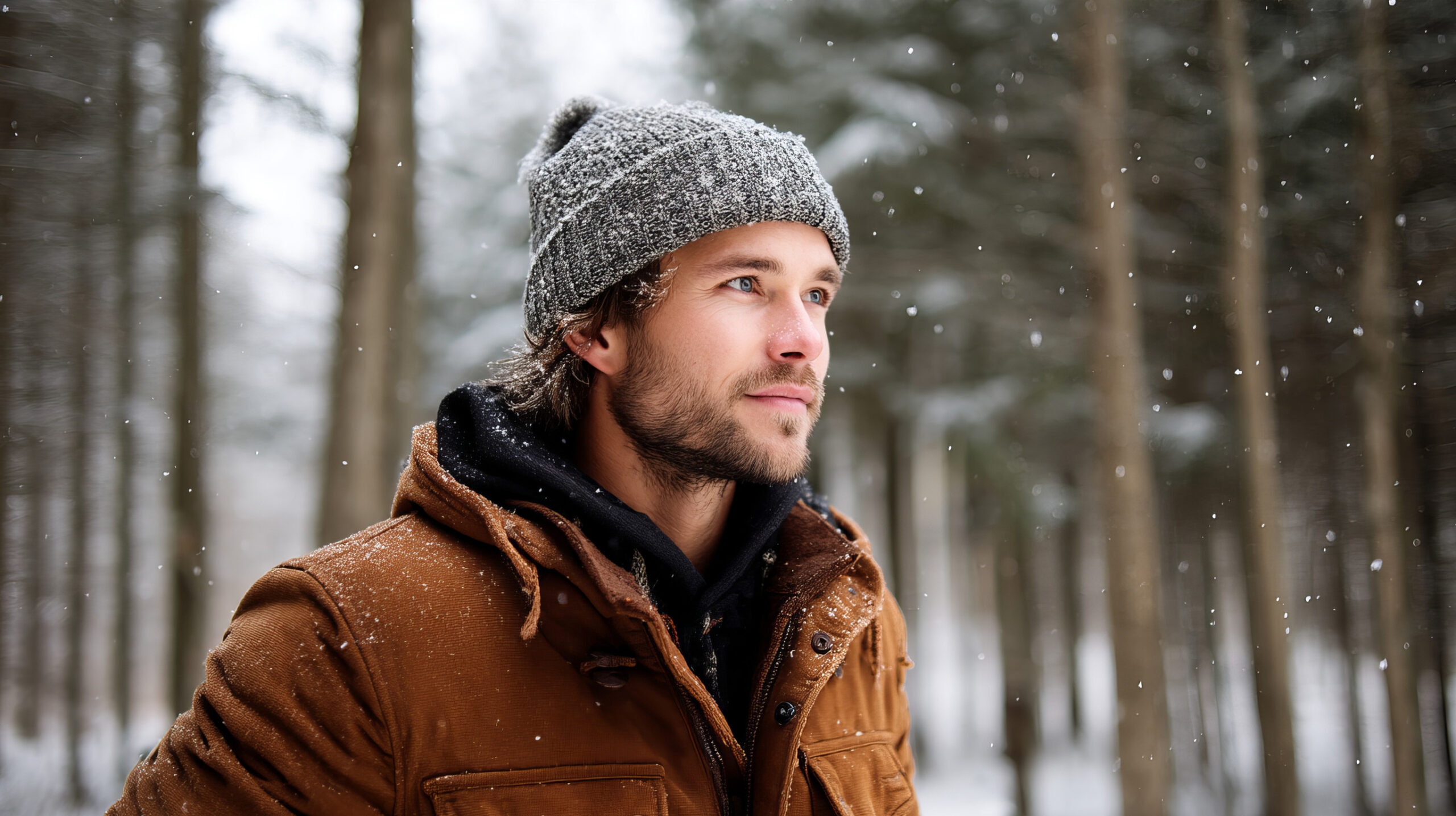 Winter Hat Hair styles