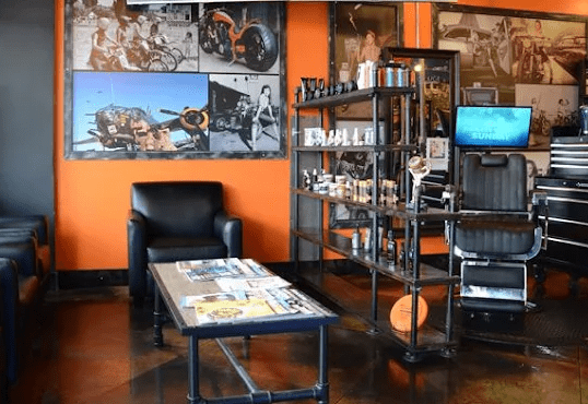Jacksonville Hair Mechanix interior at Beach location